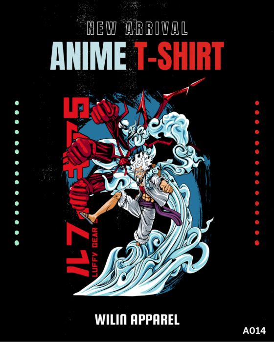 Kaos Distro Anime Duffy Gear Cotton Combed